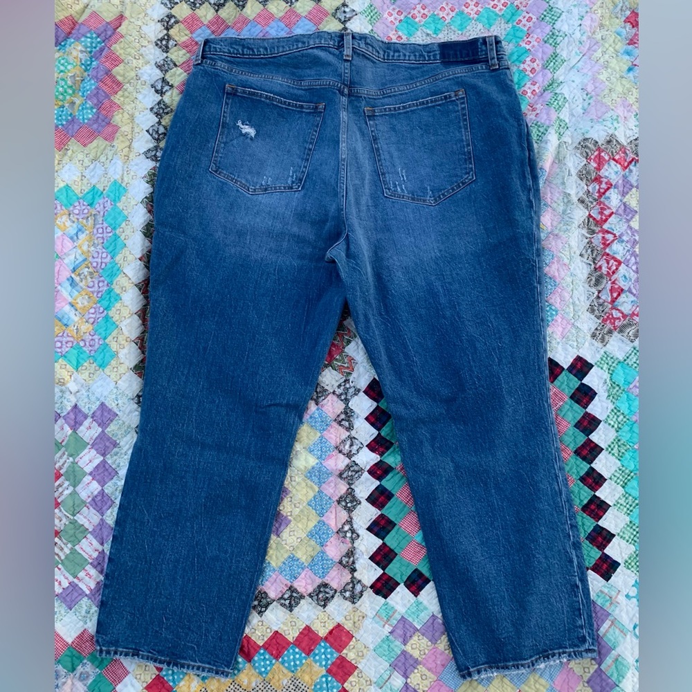 Abercrombie & Fitch the 90s Straight Ultra High Rise. Curve Love Jeans size 22. - Picture 8 of 8
